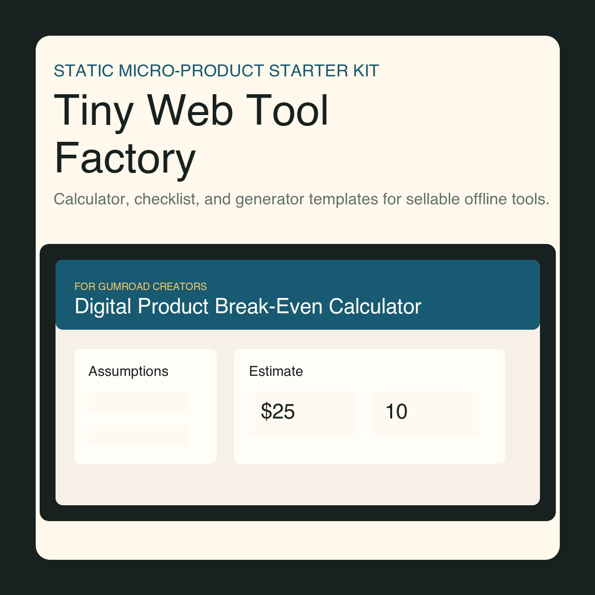 Tiny Web Tool Factory cover thumbnail